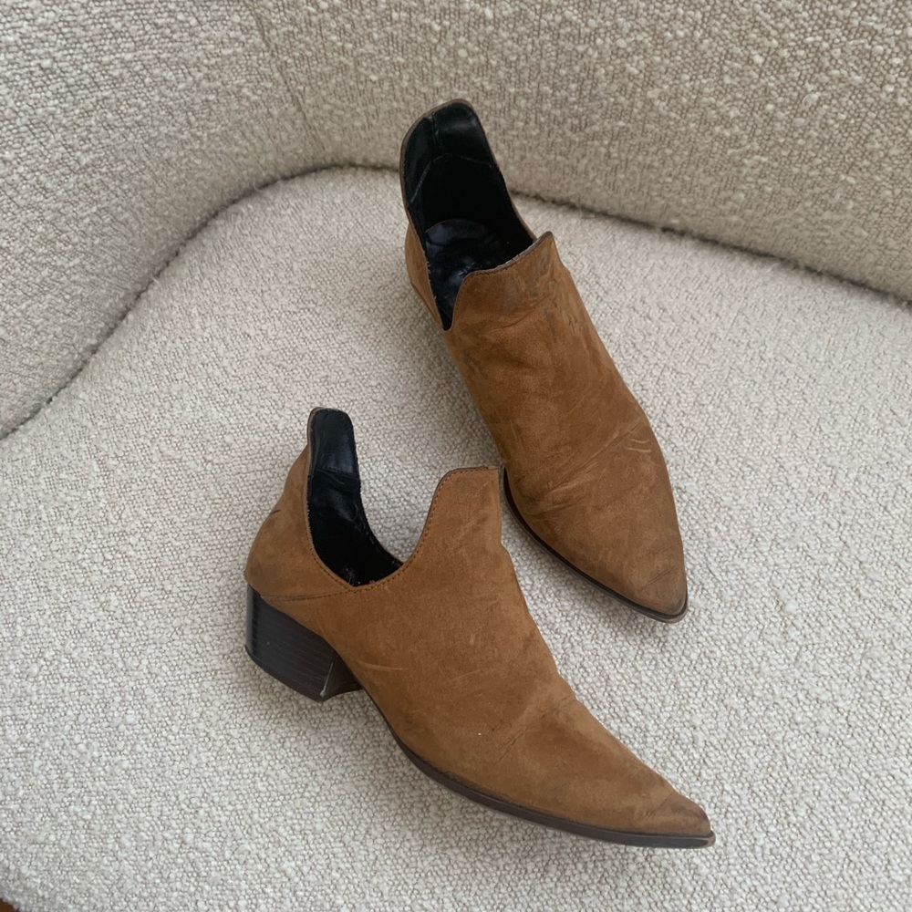 Zara Brown Ankle Boots